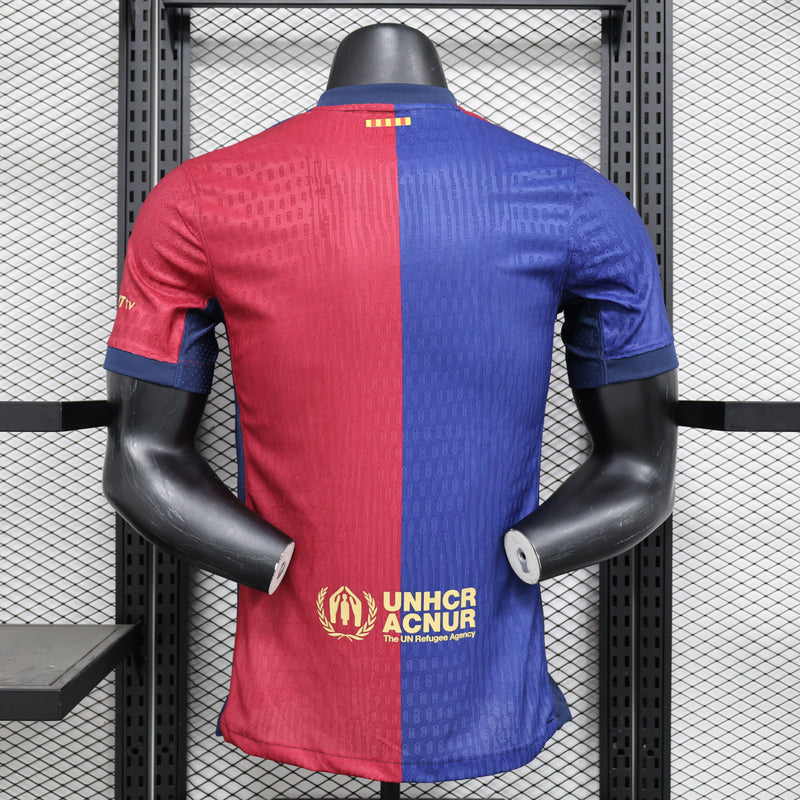 Camisa Barcelona Edição Especial 2024/25 Jogador Nike Masculino com Patch - Azul e Grená