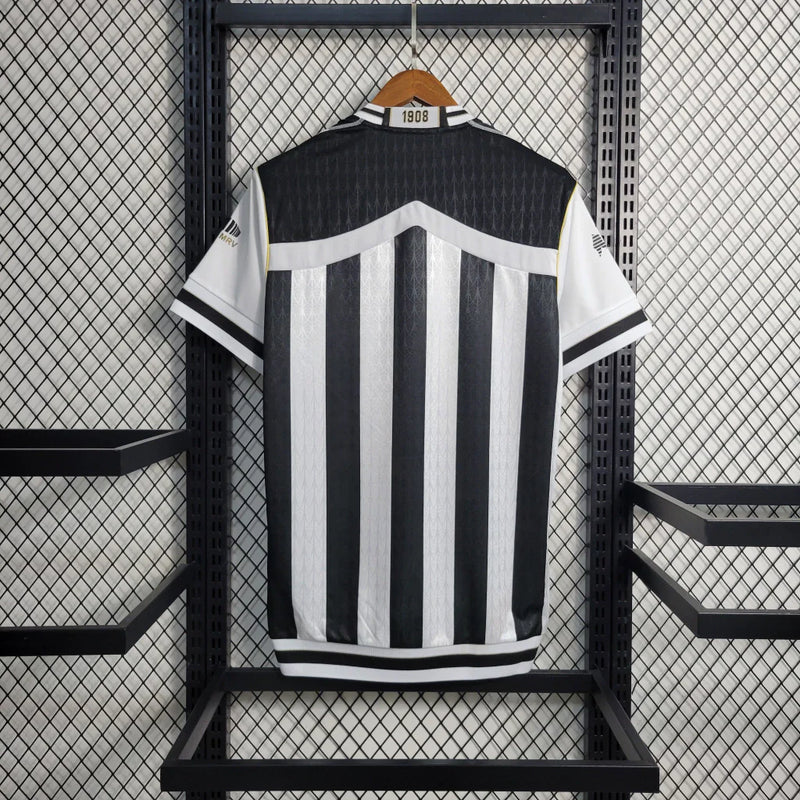 Camisa Atlético Mineiro Retrô 2020 Preta e Branca