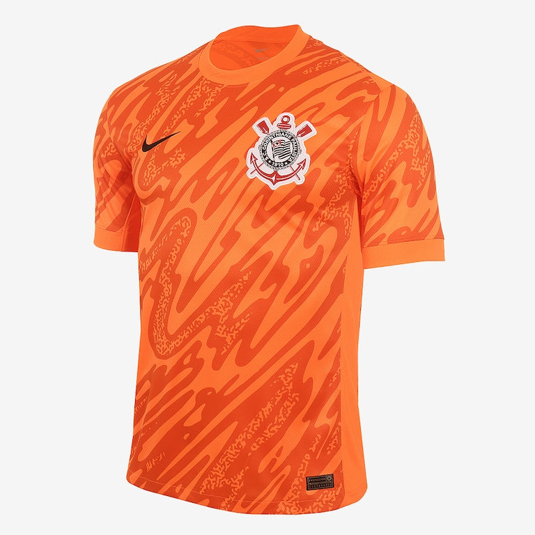 Camisa Corinthians 24/25 Goleiro Nike Masculino  - Laranja