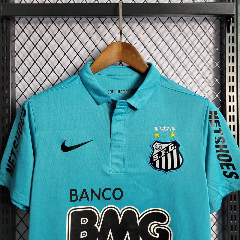 Camisa Santos Retrô 2012/13 Third Nike Masculina - Azul