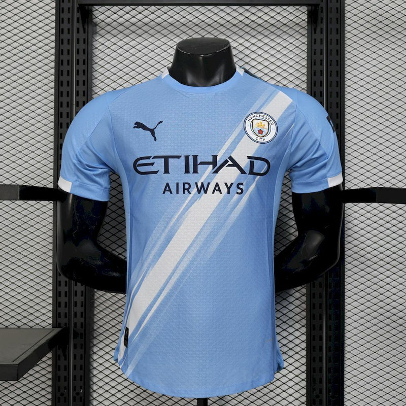 Camisa Manchester City Home 25/26 Jogador Puma Masculino com Patch - Azul