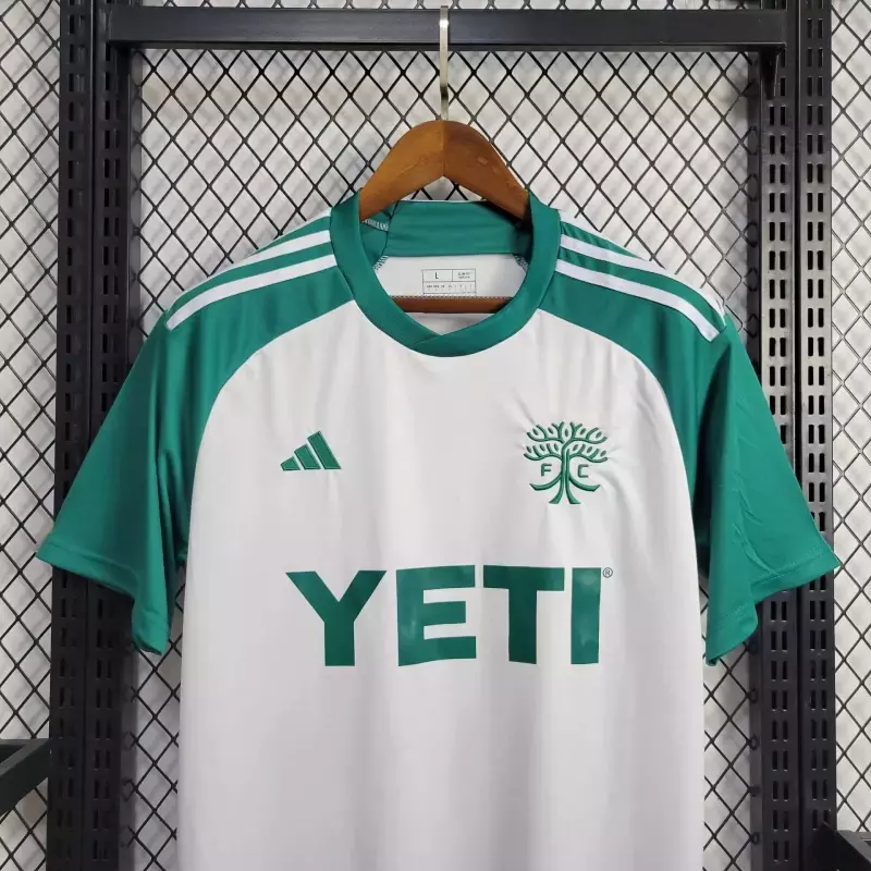Camisa Nottingham Forrest Away 24/25 Adidas Masculino Torcedor - Branca e Verde