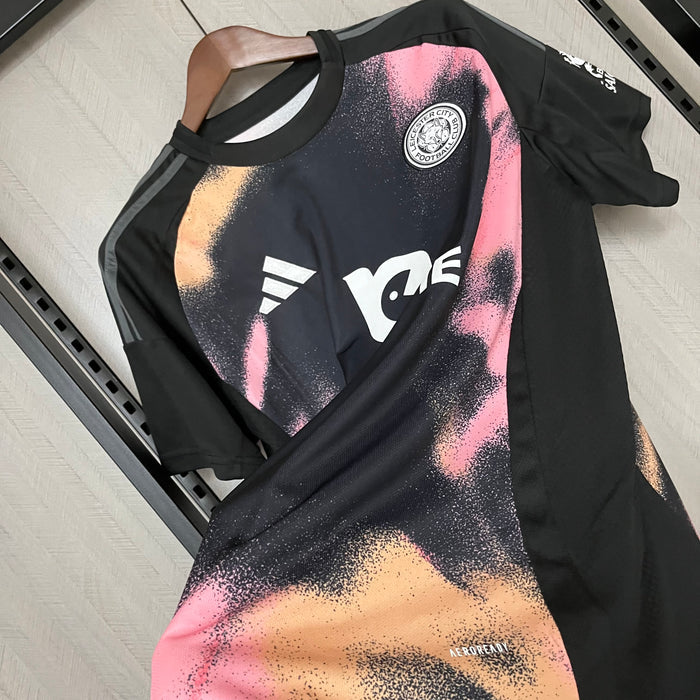 Camisa do Leicester City 24/25 Away Adidas Torcedor - Preta