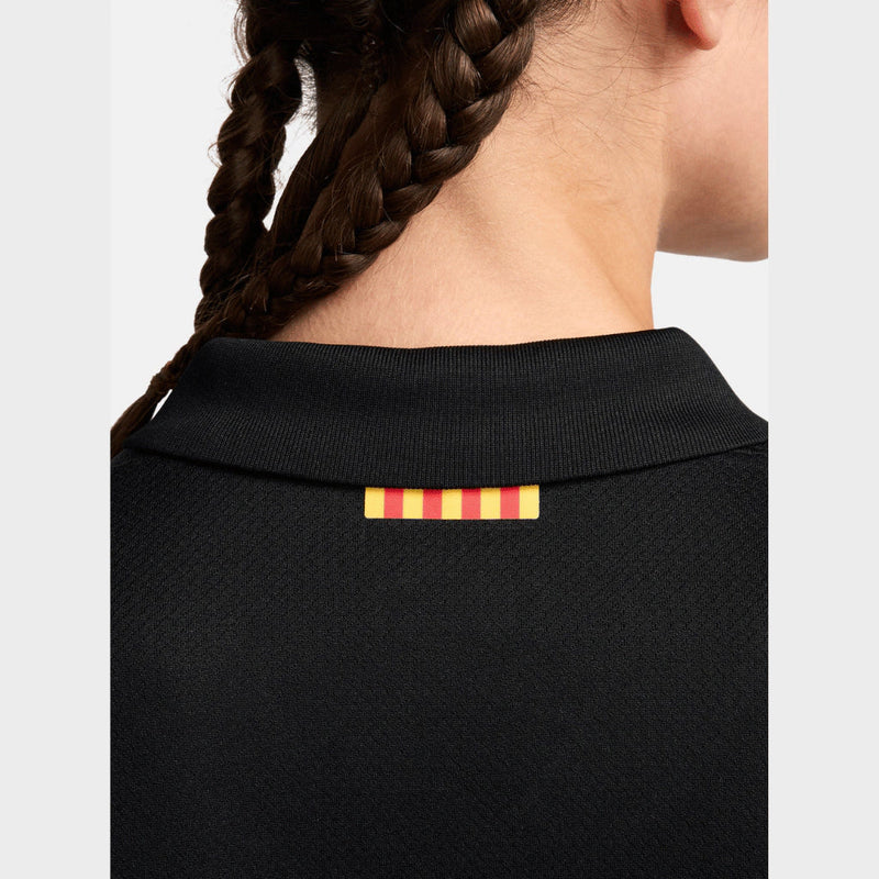 Camisa Barcelona Third 24/25 Nike Torcedor Feminina - Preta