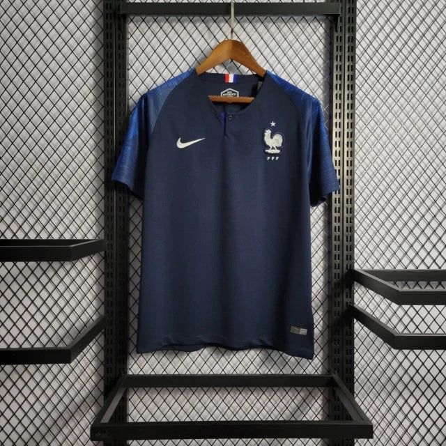 Camisa França Home 18/19 s/n° Torcedor Nike Masculino - Azul Escuro