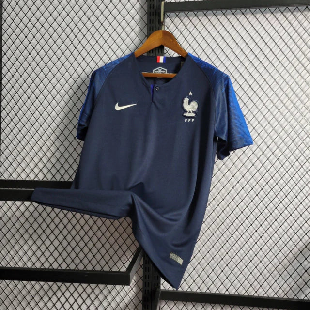 Camisa França Home 18/19 s/n° Torcedor Nike Masculino - Azul Escuro