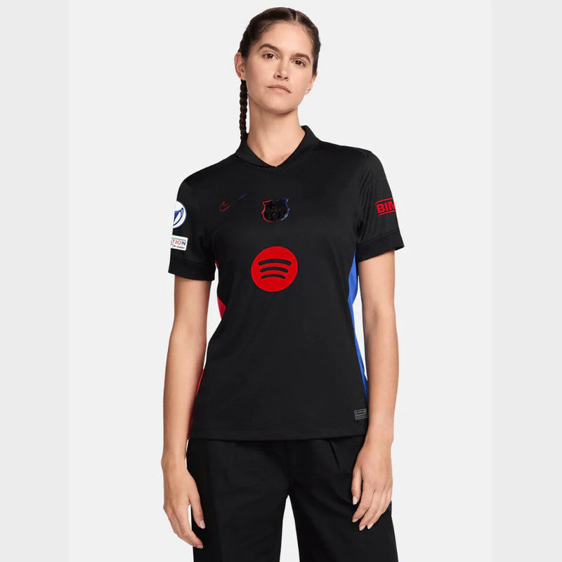 Camisa Barcelona Third 24/25 Nike Torcedor Feminina - Preta