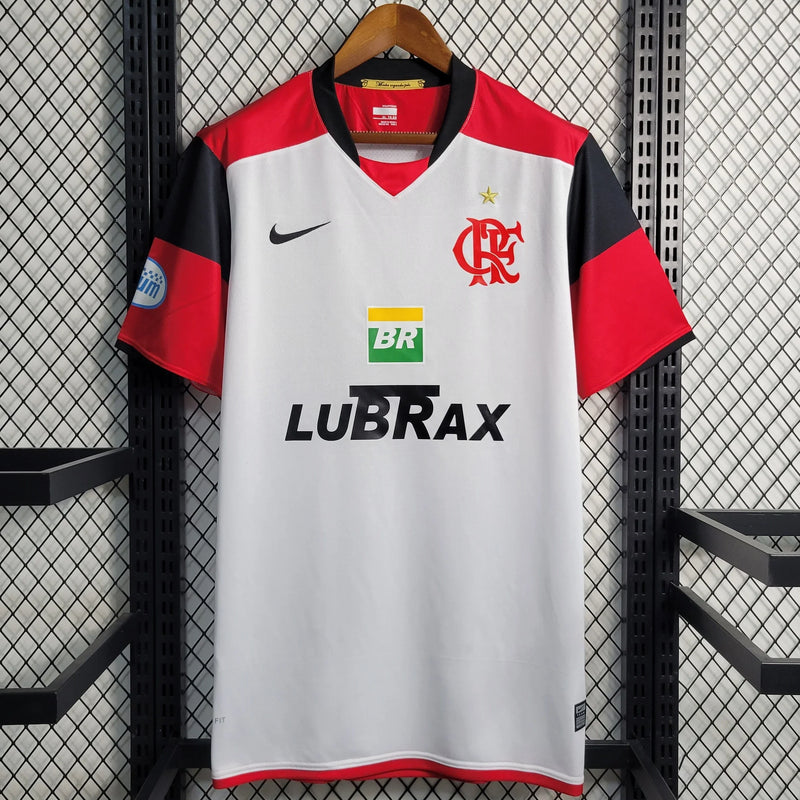 Camisa Retrô Flamengo Away 2008/09 Masculino - Branco