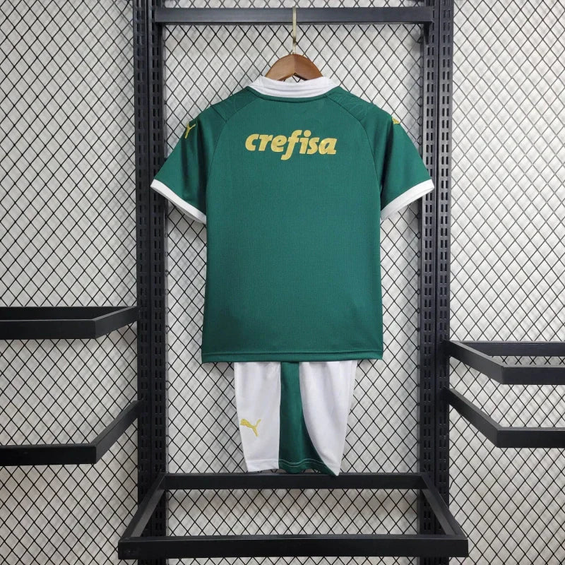 Conjunto Infantil Palmeiras 24/25 Home Puma Torcedor - Verde