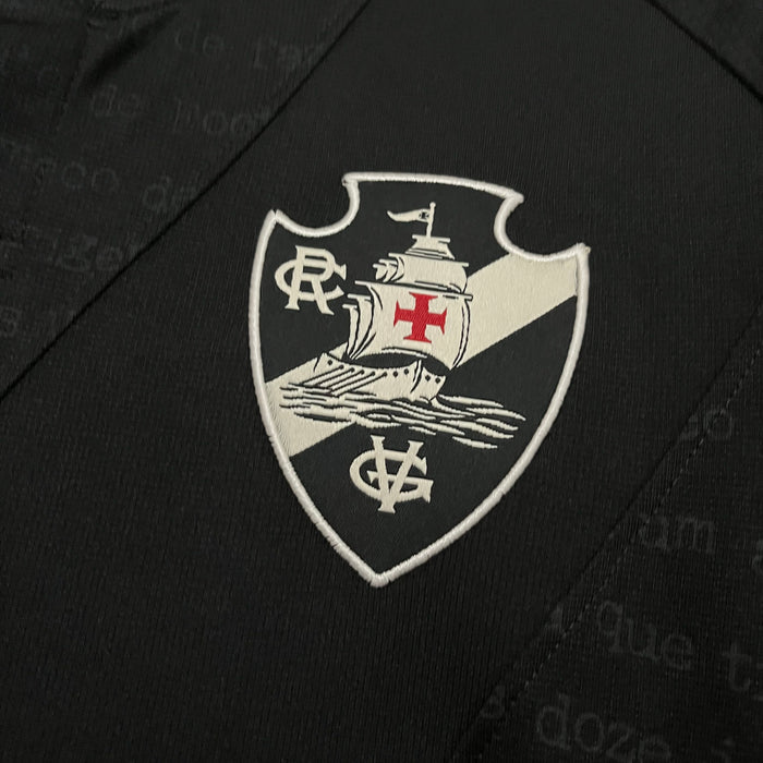 Camisa Vasco da Gama III 24/25 Kombat Kappa Masculina Torcedor - Preta