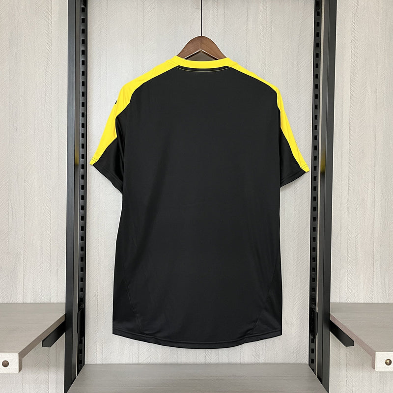 Camisa Atletico Mineiro Treino Tiro 24 Adidas Torcedor - Preta e Amarela