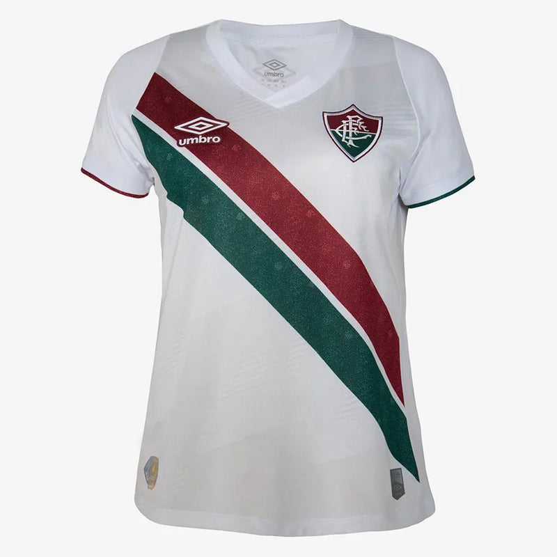 Camisa Fluminense Away 25/26 Umbro Feminina Torcedor - Branca