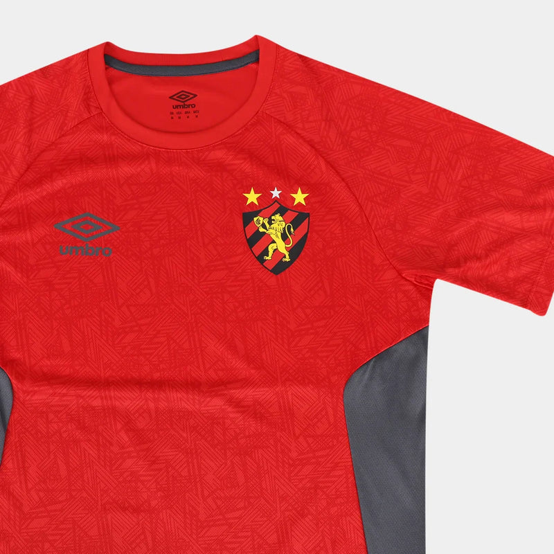 Camisa Sport Treino 24/25  Umbro Torcedor Masculino  - Vermelho e Cinza
