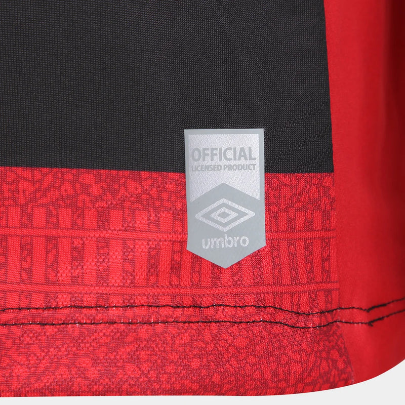 Camisa Sport Home 24/25  Umbro Torcedor Masculino  - Preto e Vermelho