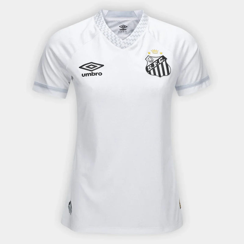 Camisa Santos Home 25/26 Umbro Torcedor Feminina - Branco
