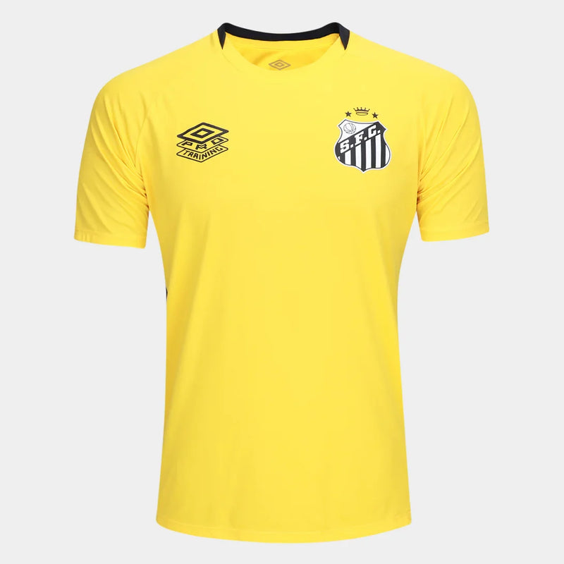 Camisa Santos Treino 25/26 Umbro Torcedor Masculino - Amarelo