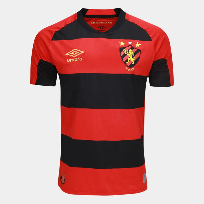 Camisa Sport Home 24/25  Umbro Torcedor Masculino  - Vermelho e Preto
