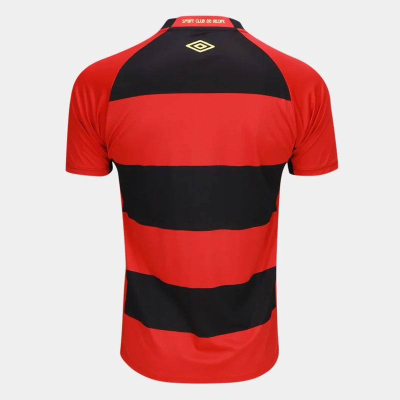 Camisa Sport Home 24/25  Umbro Torcedor Masculino  - Vermelho e Preto
