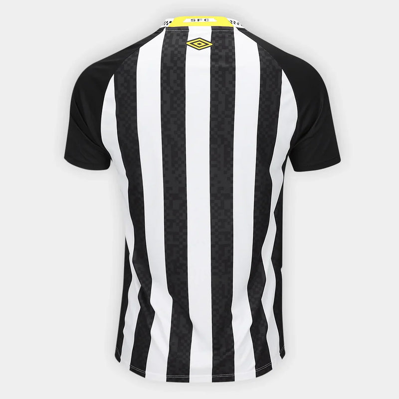 Camisa Santos Away 25/26 Umbro Torcedor Masculino - Preto e Branco