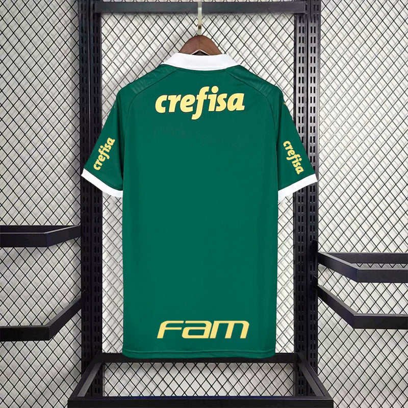 Camisa Palmeiras 2024/25 - Patrocínios e Patchs - Torcedor Masculina - Verde