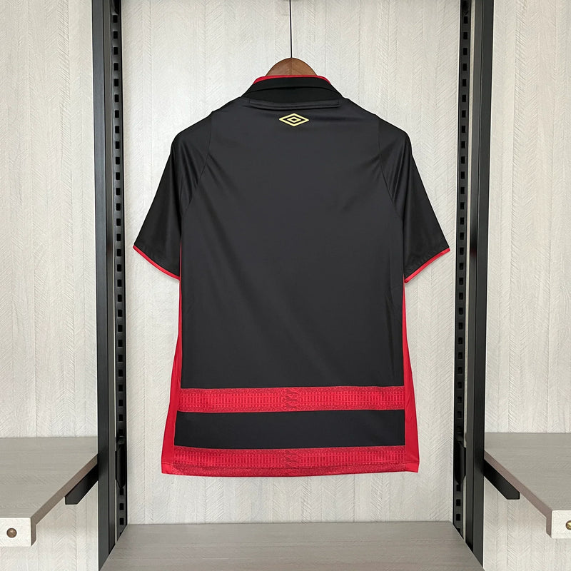 Camisa Santos Home 24/25 Umbro Torcedor Feminina - Vermelho e Preto