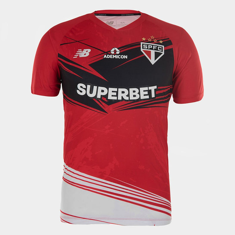 Camisa São Paulo 25/26 Goleiro New Balance - Vermelho