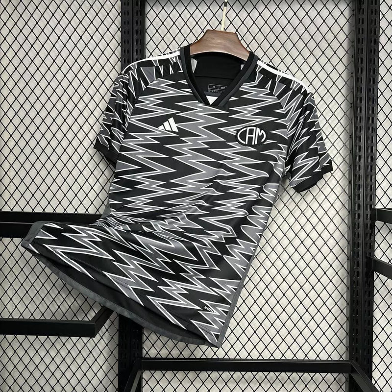 Camisa Atletico Mineiro Third 24/25 Adidas Torcedor Masculina - Preta e Cinza