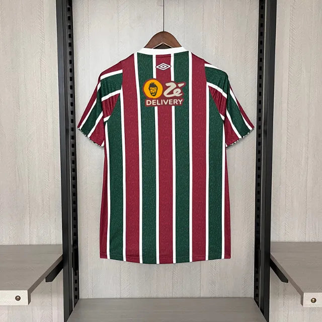 Camisa Fluminense Com Patrocínio e Patch I 2024
