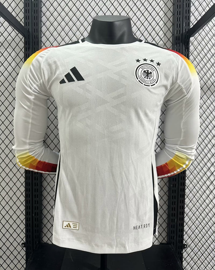 Camisa Alemanha 24/25 Home Versão Jogador com Patch - Manga Longa