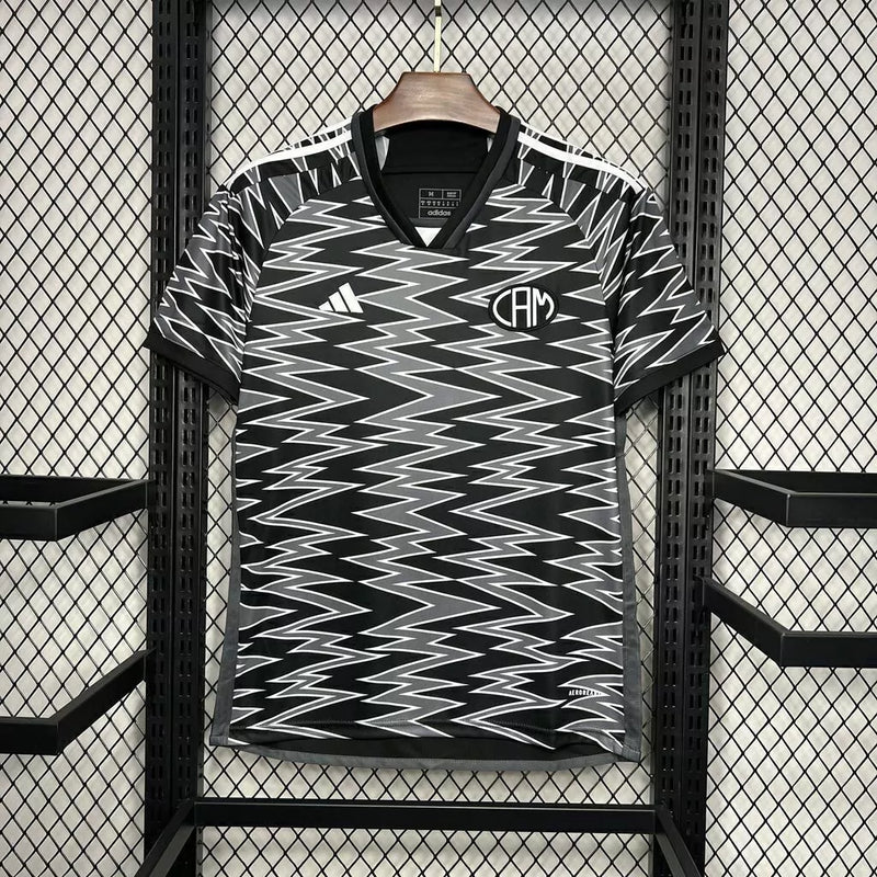 Camisa Atletico Mineiro Third 24/25 Adidas Torcedor Masculina - Preta e Cinza
