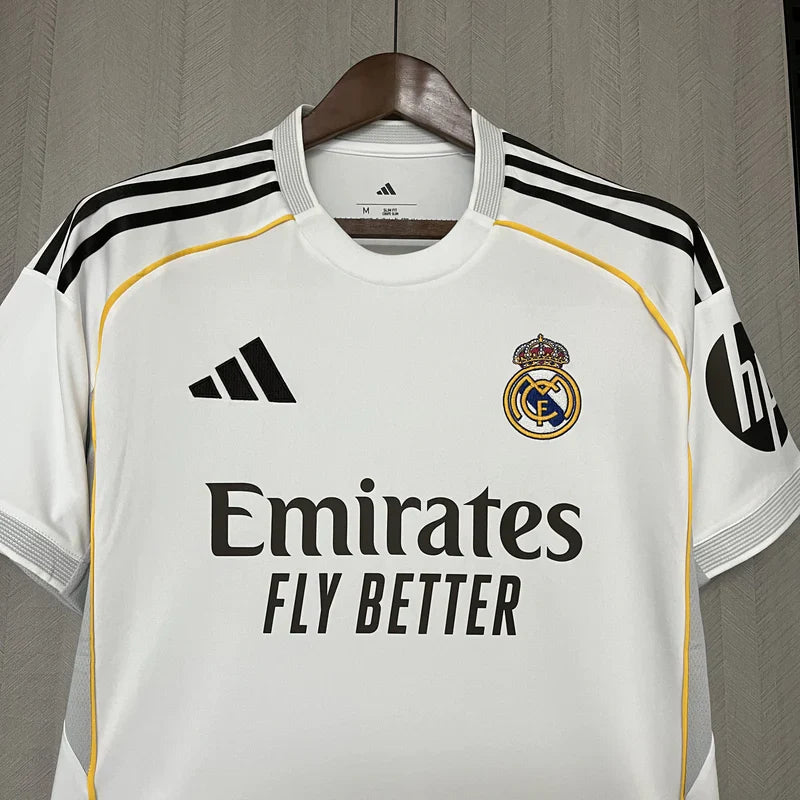 Camisa Real Madrid Home 25/26 s/n° Torcedor Masculino - Branco