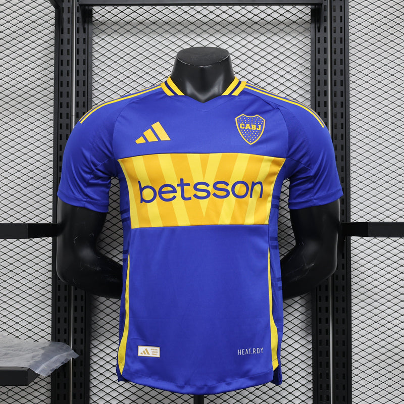 Camisa Boca Juniors Home 2024/25 Jogador Adidas Masculino com Patch - Azul e Amarela