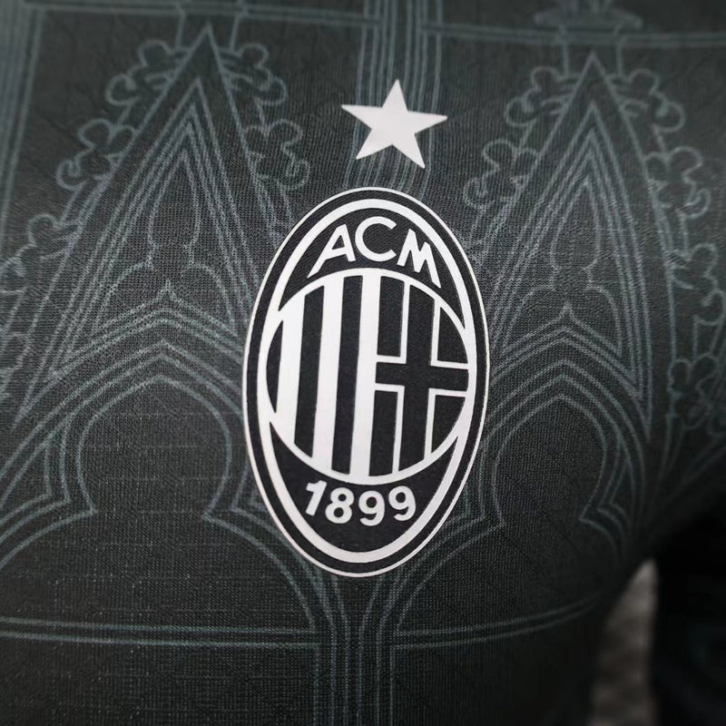 Camisa AC Milan Fourth 2024/25 s/n° Jogador Puma Masculino com Patch - Preta