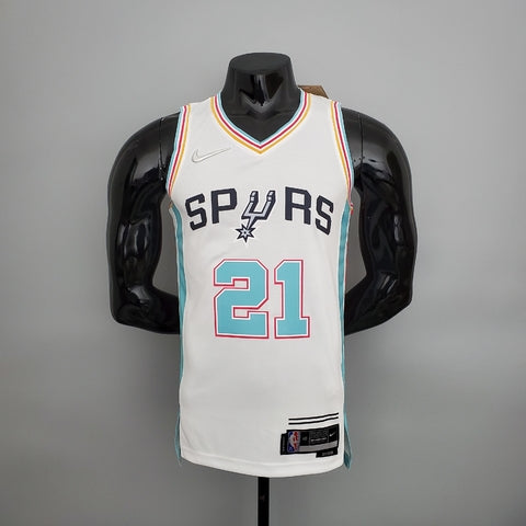 regata NBA Regata San Antonio Spurs Masculina - Branca