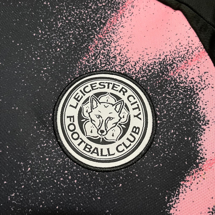 Camisa do Leicester City 24/25 Away Adidas Torcedor - Preta