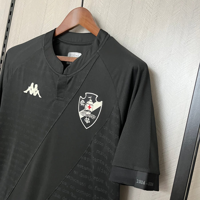 Camisa Vasco da Gama III 24/25 Kombat Kappa Masculina Torcedor - Preta