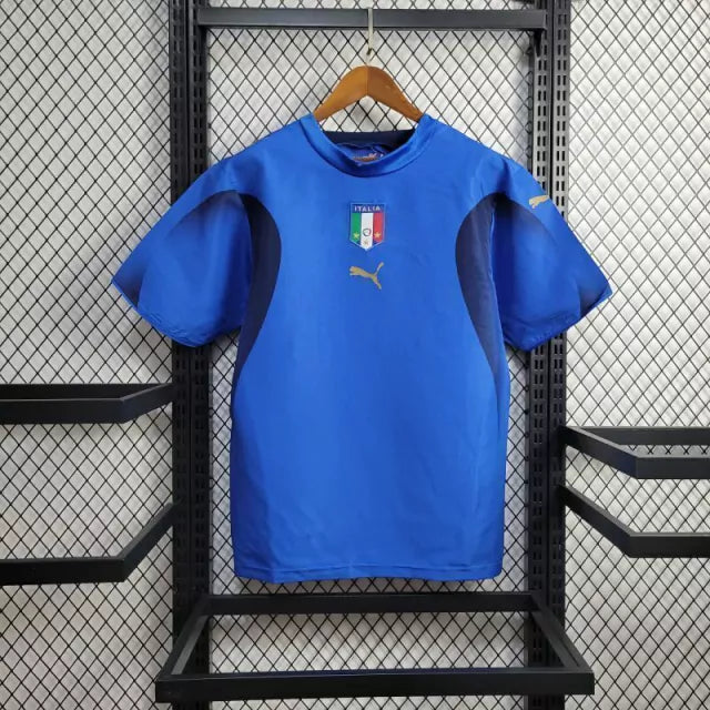 Camisa Seleção Itália Copa do Mundo 2006 Home Puma Torcedor - Azul