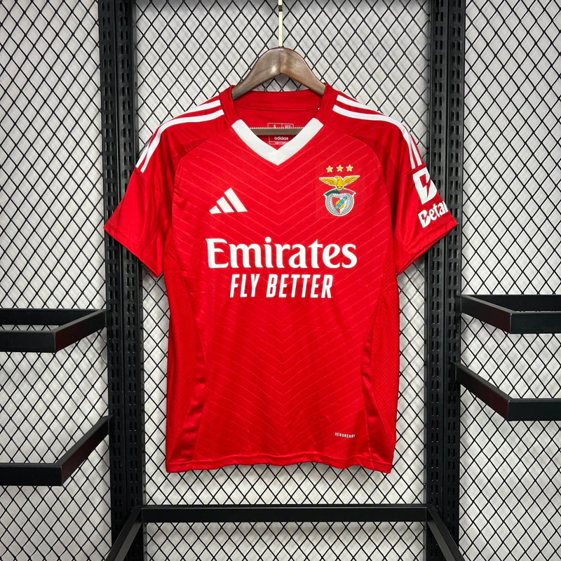 Camisa Benfica Home 24/25 Adidas Torcedor Masculino - Vermelho