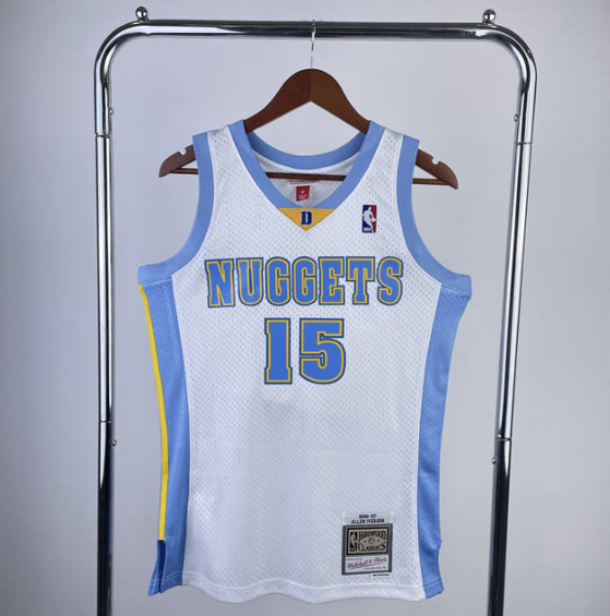 Camisa NBA Nuggets Anthony 15 - Azul