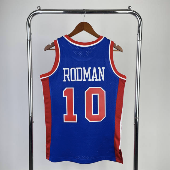 regata NBA Pistons Rodman 10 - Azul