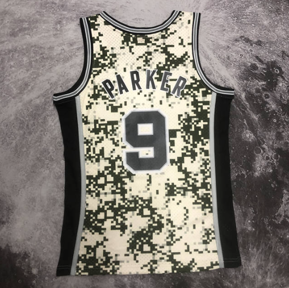 regata NBA Spurs Parker 9 - Bege