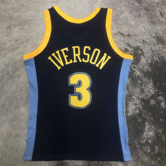 regata NBA Nuggets Iverson 3 - Azul
