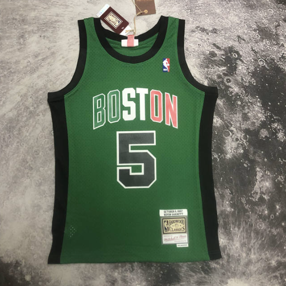 regata NBA Bouston Garnett 5 - Verde