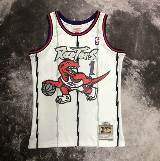 regata NBA Raptors Mc Grady 1 - Branca