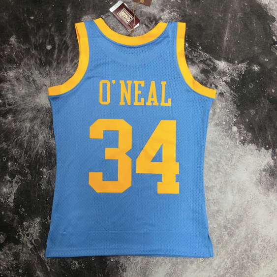 regata NBA Lakers O'Neal 34 - Azul