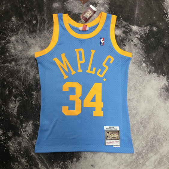 regata NBA Lakers O'Neal 34 - Azul