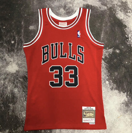 Kit NBA Bulls Jordan 23 Pippen 33 Rodman 91 - Vermelha