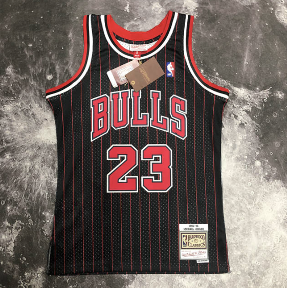 regata NBA Bulls Jordan 23 - Preta
