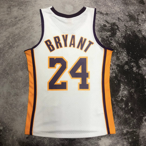 regata NBA Lakers Bryant 24 - Branca