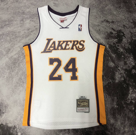 regata NBA Lakers Bryant 24 - Branca